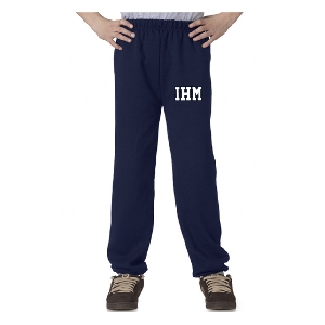 Navy Sweatpants with School Logo - Rush Uniform