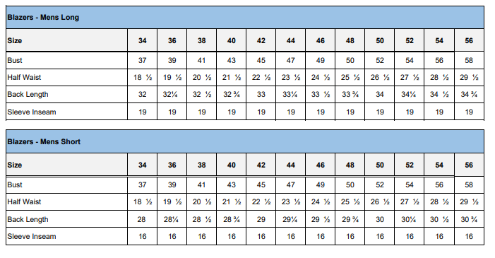 Measuring & Sizing Tips - Rush Uniform